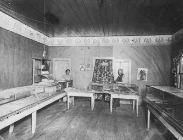 Inside the bakery store c. unknown