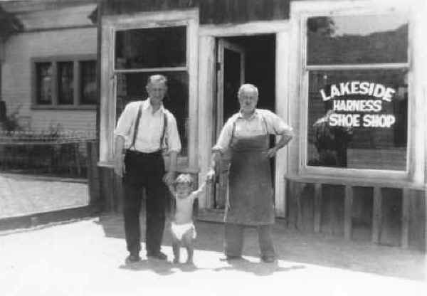 Lakeside Harness & Shoe Shop 1920s