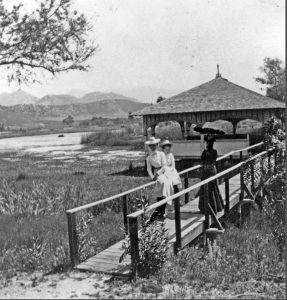 The Lakeside Boathouse - 1890 - Lakeside Hotel Boathouse