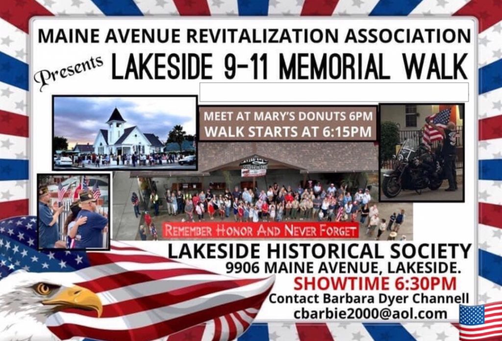 Lakeside Historical Society MARA 9-11 Memorial Walk