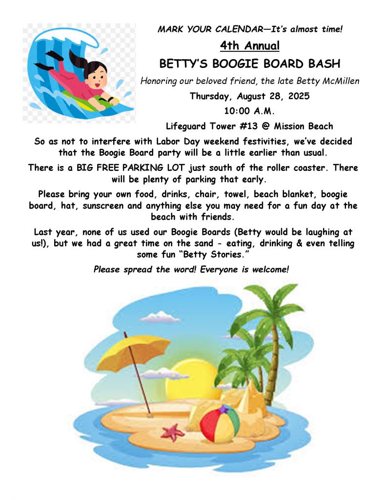 2025-08-29 Betty's Boogie Board Bash LHS event