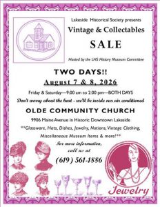 Lakeside Historical Society - Vintage Days - August 7-8, 2026